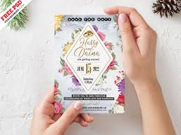 beautiful wedding invitation card