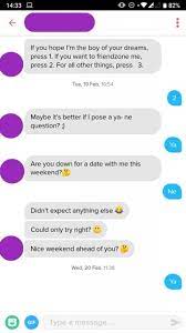 You are definitely an advanced english speaker. How To Keep The Tinder Conversation Going 15 Examples