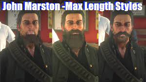 John marston full beard