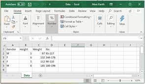 reading ms excel dataset by using