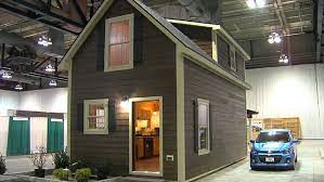 tiny homes on display at home and