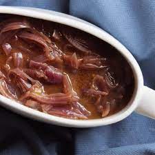 red onion gravy from scratch slow the