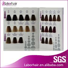 Professional Hair Color Chart Printing Strip Shape