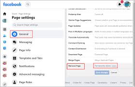 how to delete a facebook page on pc and