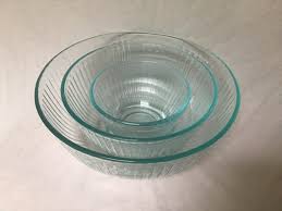 Clear Glass Bowls Pyrex Nesting Bowl