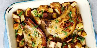 pork chops and roast potatoes co op