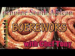 south african boerewors sausage