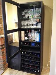 Besta Wine Rack And Liquor Cabinet