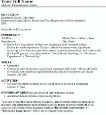 How To Make A Resume For College 8193 Allmothers Net