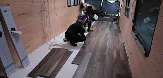 bus build vinyl floor planks for our