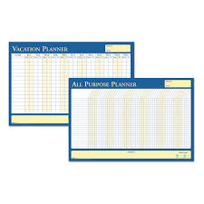 Hod639 All Purpose Laminated Vacation Planner