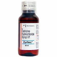 syrup zyrtec drops 10ml for hospital