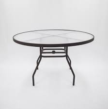 A48 Acrylic 48 Inch Round Outdoor Table