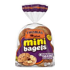 save on thomas mini bagels cinnamon