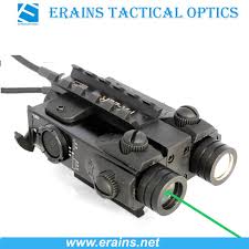 New Military Standard Tactical Led Light With Green Laser Sight Combo