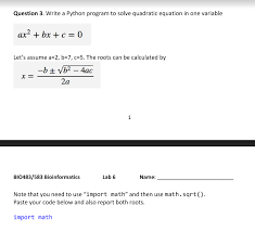 solved question 3 write a python