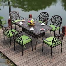 China Cast Aluminum Tables And Chairs
