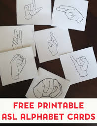 Browse alphabet sign language printable resources on teachers pay teachers,. American Sign Language Alphabet Flashcards Find A Free Printable