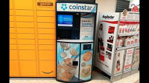 coinstar change machine how to use