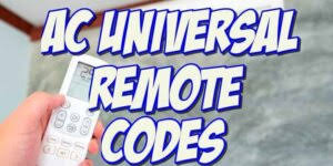 ac universal remote codes and