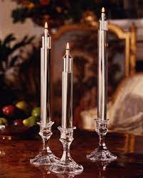 Classic Taper Oil Candle Firelight Glass