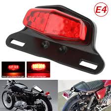 motorcycle led rear license plate light