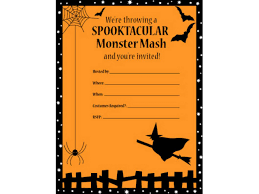 015 Free Halloween Invitation Templates For Word Template