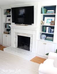ideas for decorating a mantle with a tv