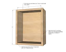wall kitchen cabinet basic carc plan