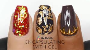 encapsulating nail art with gel you