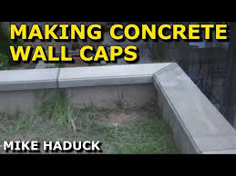 How I Make Concrete Wall Caps Mike