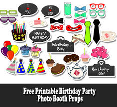 free printable birthday party photo