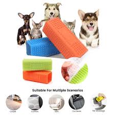 pet hair remover silicone hollow rubber