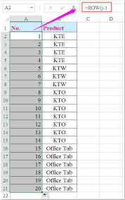 deleting rows automatically in excel