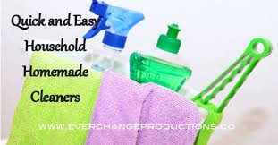 quick and easy household homemade cleaners