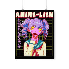 Animelien Kawaii Japan Ramen Anime Otaku Manga Hentai lovers Gift Matte  Posters 