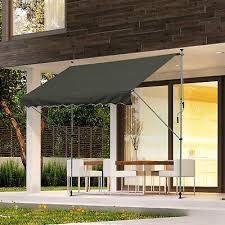 Manual Retractable Patio Awning Floor