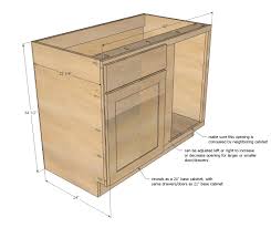 42 base blind corner cabinet momplex
