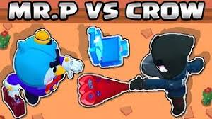 P is a mythic brawler unlocked in boxes. Crow Vs Mr P Cuervo Vs Pinguino 15 Pruebas 1vs1 Nuevo Brawler Brawl Stars Youtube
