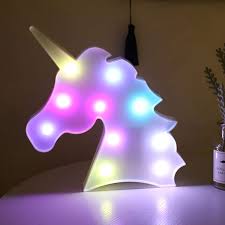 Amazon Com Bivisen Unicorn Led Night Light Led Unicorn Lamps Battery Opearted Table Led Lights Wall Decoration For Party Wedding Kid Birthday Party Girls Bedroom Living Room Christmas Rainbow Head Home Improvement