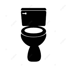 Toilet Icon On White Background Toilet