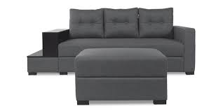 alora fabric 3 seater sofa in grey