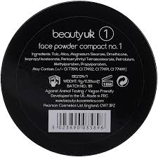 beauty uk compact face powder compact