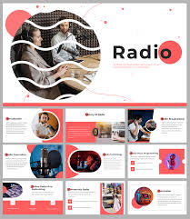 radio powerpoint and google slides themes