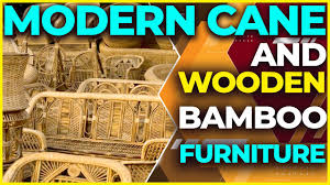 modern cane craft furniture and wooden