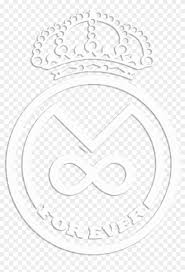The word real is spanish for royal. Real Madrid For Ever White Logo 2016 By A8wassel Circle Clipart 708936 Pikpng