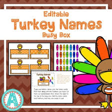 Use the last letter of your first name. Thanksgiving Task Box Names Activity By Mrs A S Room Tpt