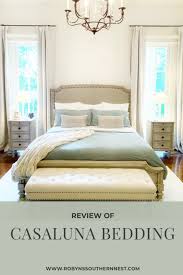 review of our casaluna bedding robyn