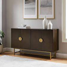 crosley furniture blair brown mdf 54 in