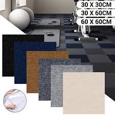 black carpet tiles with